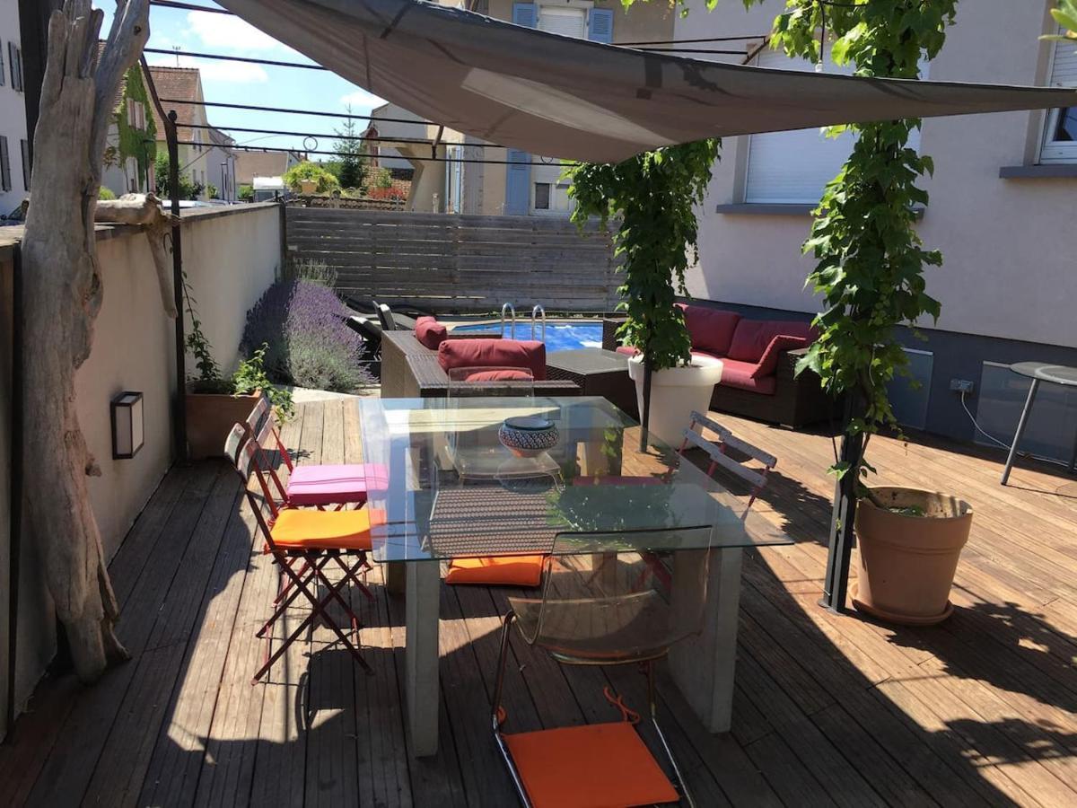 Le Pied A Terre Selestadien Селеста Екстер'єр фото